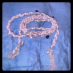 Chloe and Isabel silver wrap bracelet stars & moon